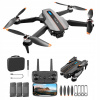 SKLADACÍ DRON QUADCOPTER FPV HD 100 M S KAMEROU 3 BATÉRIE 1800MAH