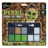 Farby na tvár PIXEL - fosforeskujúce farby + štetec (sada)