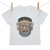 Boodyy Tričko s krátkym rukávom Halloween maska Frankenstein 80 (9-12 mesiacov)