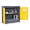 Ekologická skriňa PolyStore typ PS 1211.1.1, z plastu, Š 120 cm, 1 záchytná vaňa, 1 mrežový rošt