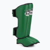 Chrániče holení a chodidiel RAJA BOXING Lightweight Shin Guards Genuine Leather dark green