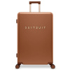 Plastový kufr SUITSUIT® Serenity Caramel Café L - hnědá - 91 L