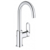 Grohe BauLoop - Umývadlová batéria s výpustom a otočným výtokom, chróm 23763000