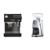 Ascaso Steel DUO PID, Black&Wood + Eureka Atom 60, chrome