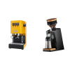 Gaggia New Classic E24 BC, yellow + Eureka Mignon Single Dose PRO, Black & Oak