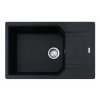 Franke Urban Fragranitový drez UBG 611-78 BB, 78x50 cm, matná čierna 114.0700.104