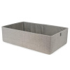 Compactor úložný box Oxford 36 × 56 × 16,5 cm, polyester, sivo-béžový