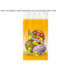 Vrecko veľkonočné 20*39cm oranžové - sliepočka/vajíčka/ovečka/zajac/