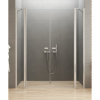 New Trendy D-0266A NEW SOLEO dvojkrídlové sprchové dvere do niky 150 cm chróm