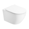 Mexen Lena WC miska Rimless s pomaly zatváracou doskou, tenká, duroplast, biela lesklá - 3022L4000