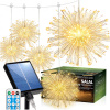 Solárny záhradný dúchadlo Girland Dekoratívne 450LED 3,8m 3000K Warm + diaľkové ovládanie SALAL LUMILED