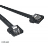 AKASA Super slim SATA kabel - 50 cm - 2 ks AK-CBSA05-BKT2