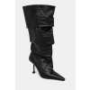 Kožené čižmy Naked Wolfe Vern dámske, čierna farba, na vysokom podpätku, Vern Nappa Prince Leather Black Vern.Nappa.Prince.Black EUR 38