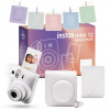 Fujifilm INSTAX MINI 12 MEGA PACK CLAY WHITE + INSTAX MINI EU 2 GLOSSY(10X2/PK)