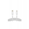 Belkin BOOST CHARGE™ Lightning/USB-C kabel, 2m, bílý - odolný (CAA004bt2MWH)