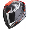 Prilba Scorpion EXO-1400 Carbon Air Aranea Black Neon Red Veľkosť: XXL (63-64 cm)
