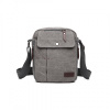 KONO pánska crossbody taška sivá