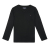 Tommy Hilfiger Tričká s dlhým rukávom BOYS BASIC CN KNIT L/S Čierna
