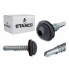 Farmárske skrutky Etanco Panhead Torx antracitové 4,8x20 mm 250 kusov