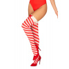 Obsessive Obsesívne vianočné pančuchy Farba: Červená, Veľkosť: L/XL