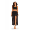 Dámska plážová sukňa Dancing 3 DAN03-19 Black - Self 40