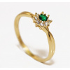 585 zlatý prsteň smaragd, cubic Zirconia, MOŽNOSŤ (585 zlatý prsteň smaragd, cubic Zirconia, MOŽNOSŤ)