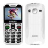 EVOLVEO EasyPhone XR, mobilný telefón pre seniorov s nabíjacím stojanom, biela (EP-601-XR-WH)