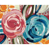 Maľovanie podľa čísel Farebné kvety (Haley Bush), 40x50 cm, bez rámu a bez vypnutia plátna (5017580)