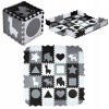 Penová podložka puzzle ohrádka pre deti na hranie plazenie 140x140 cm MD03