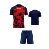 Futbalový set Givova Art, červená/ tmavomodrá Veľkosť: XL