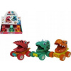 Dinosaurus 11cm se světlem a zvukem press and go HY-731 mix cena za 1 ks