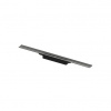 Tece Drainprofile Sprchový profil 100 cm, brúsený čierny chróm 671001