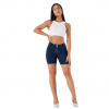 Legínové Push-Up kraťasy Melody, Dark Blue Jeans Velikost: M, Varianta: Vysoký pas