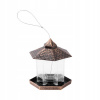 Kŕmidlo pre vtáky 22x19 cm hnedé