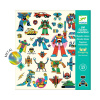Samolepky: Roboti (160 ks) Djeco