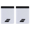 Tenisové potítko Babolat Logo Jumbo Wristband 5UB1262-1001 - Barva bílá/černá