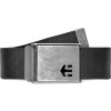 pánsky látkový opasok ETNIES ARROW WEB BELT Black