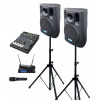 2x BC 1000A + MBD 830 + MD 505 + DMC 2220 ozvučovacia zostava s mikrofónmi