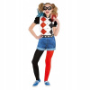 Amscan Čierno-červená Harley Quinn