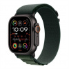 Apple Watch Ultra 2 GPS + Cellular 49mm Black Titanium Case with Dark Green Alpine Loop - Medium *Vystavený* (Apple Watch Ultra 2 GPS + Cellular 49mm Black Titanium Case with Dark Green Alpine Loop -