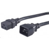 PremiumCord Kabel síťový prodlužovací 230V 16A 3m, konektory IEC 320 C19 - IEC 320 C20 kpsa
