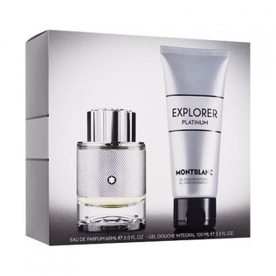 Montblanc Explorer Platinum : EDP 60 ml + sprchový gel 100 ml pro muže