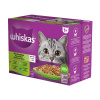 WHISKAS mixovaný výber hovädzina kura losos tuniak v želé 12 x 85 g