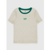 GAP Crop T-shirt with Americana logo - Women's šedá XL GAP 1200140068208