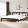 vidaXL Posteľný rám sivý borovicový masív 200x200 cm