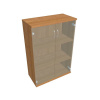 OFFICE PRO s.r.o. HOBIS skriňa policová dverová - S 3 80 08, jelša