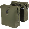 Bazalka BASIL SOHO DVOJITÝ PANNIER TAŠKA NORDLICHT MIK, MIK System (připraveno k použití) 41L, 100% voděodolné mechově zelené osvětlení Technologie Nordlicht