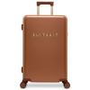 Plastový kufr SUITSUIT® Serenity Caramel Café M - hnědá - 60 L