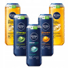 NIVEA MEN 3v1 pánsky sprchový gél sada - umývací gél 500ml x5