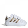 adidas Grand Court 2.0 Shoes Infant Girls White/Animal C8 (25.5)